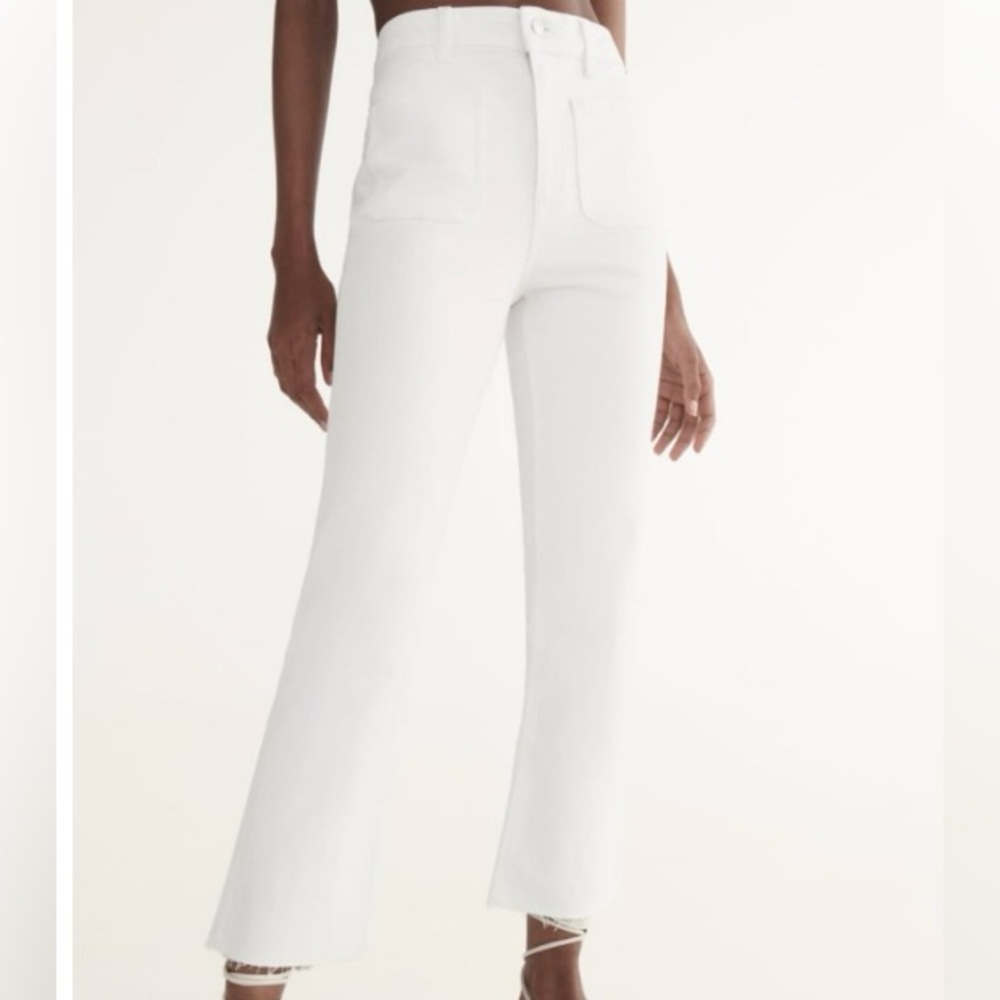 Zara Women’s Sz 4 White Jeans